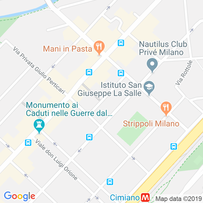 CAP di Via Enea Salmeggia a Milano