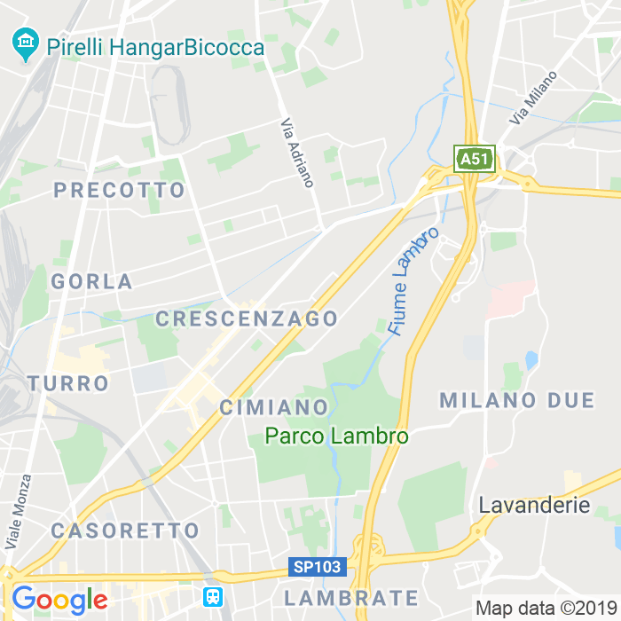 CAP di Via Palmanova a Milano