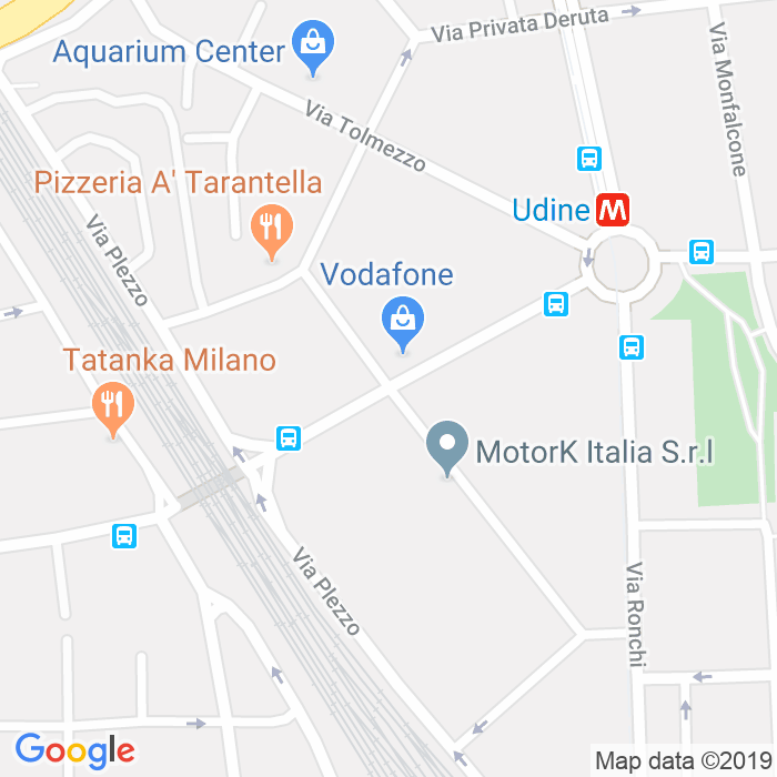 CAP di Via Pordenone a Milano