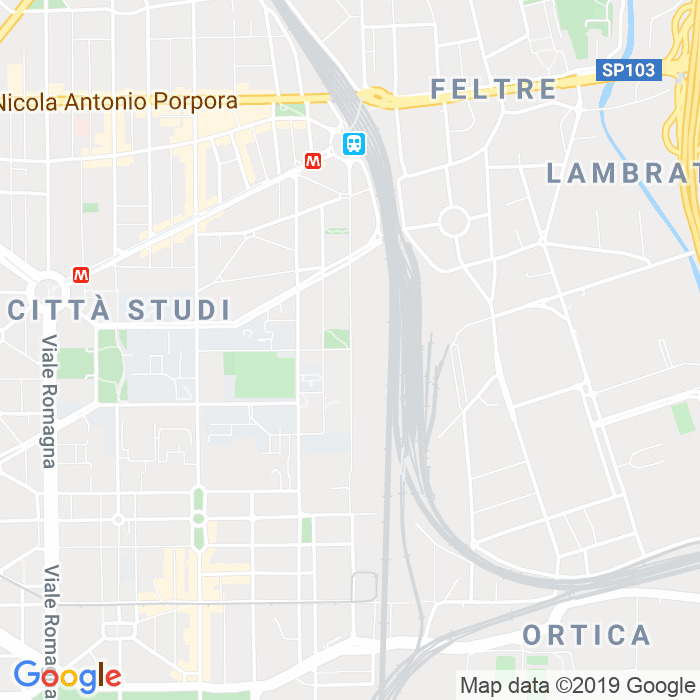 CAP di Via Carlo Valvassori Peroni a Milano