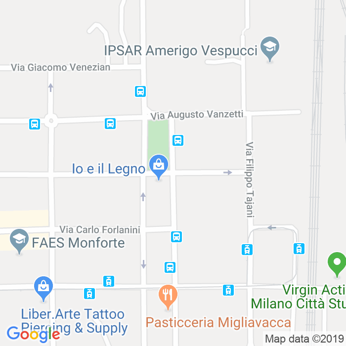 CAP di Via Enrico Caruso a Milano