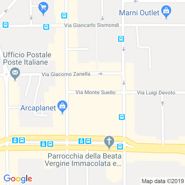 CAP di Via Monte Suello a Milano