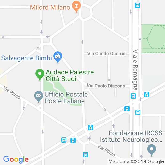 CAP di Via Pinturicchio a Milano
