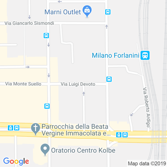 CAP di Via Sanremo a Milano