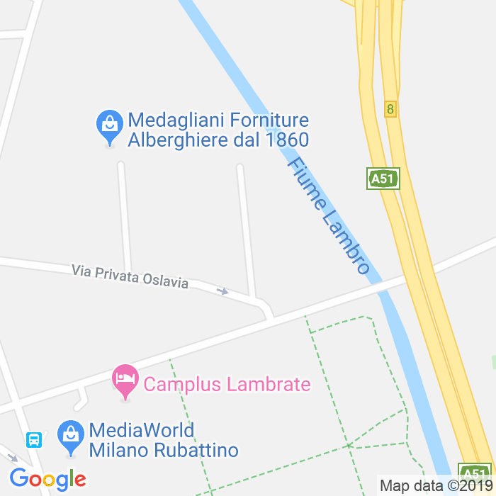 CAP di Via Cletto Arrighi a Milano