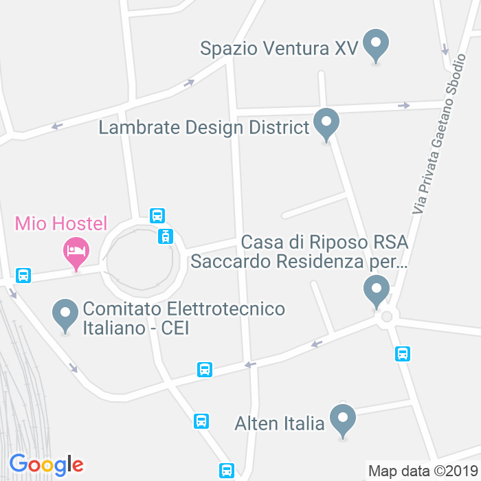 CAP di Via Conte Rosso a Milano