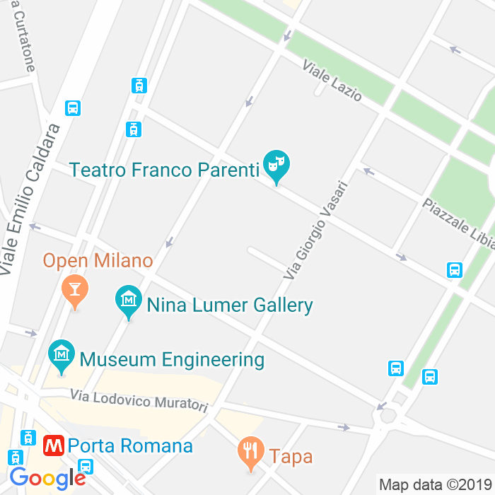 CAP di Largo Franco Parenti a Milano