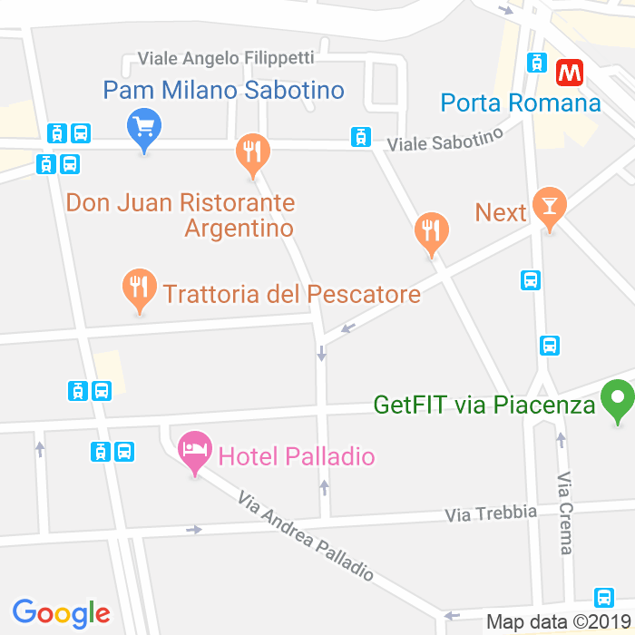 CAP di Via Atto Vannucci a Milano