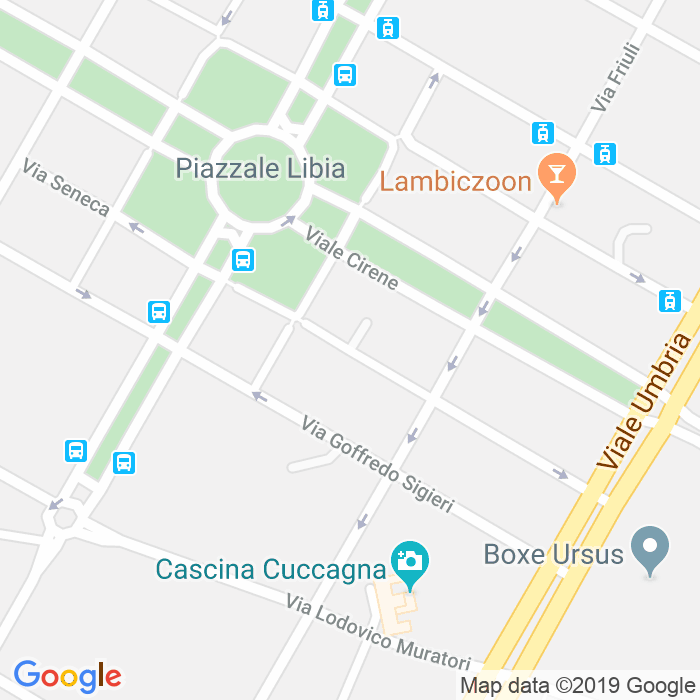 CAP di Via Contardo Ferrini a Milano