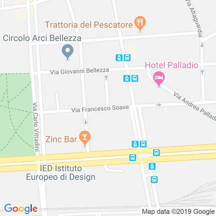 CAP di Via Francesco Soave a Milano
