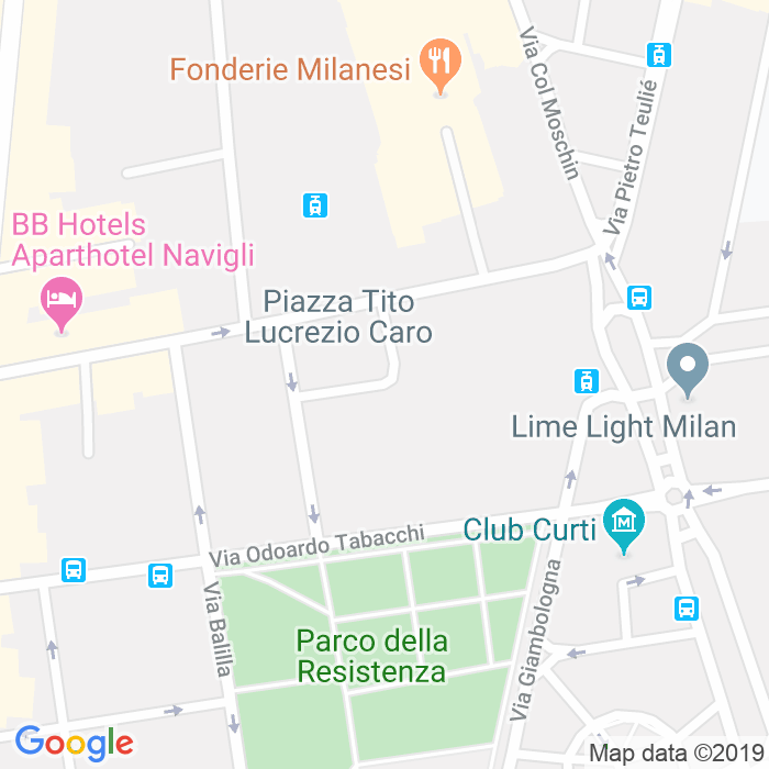 CAP di Piazza Tito Lucrezio Caro a Milano