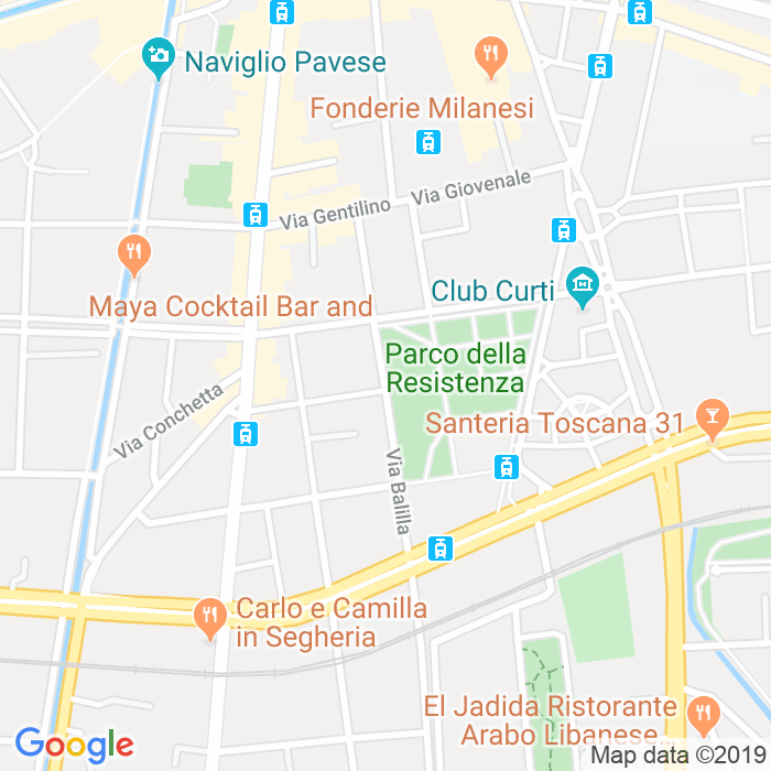 CAP di Via Balilla a Milano