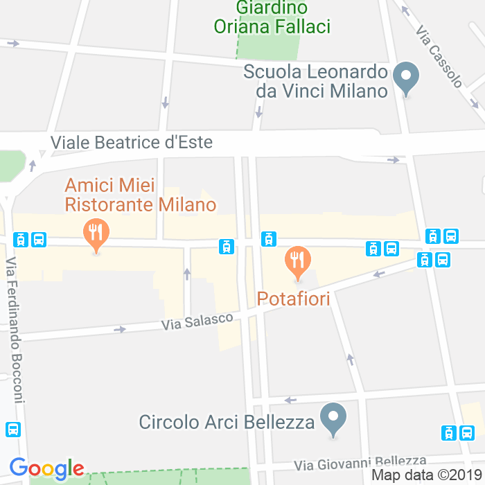 CAP di Via Carlo Patellani a Milano