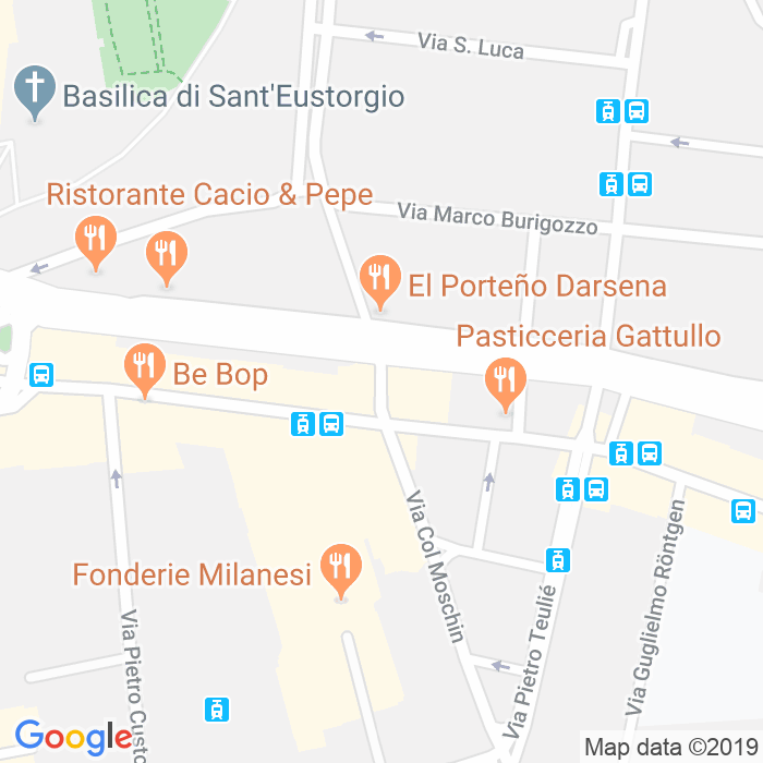 CAP di Via Cosseria a Milano