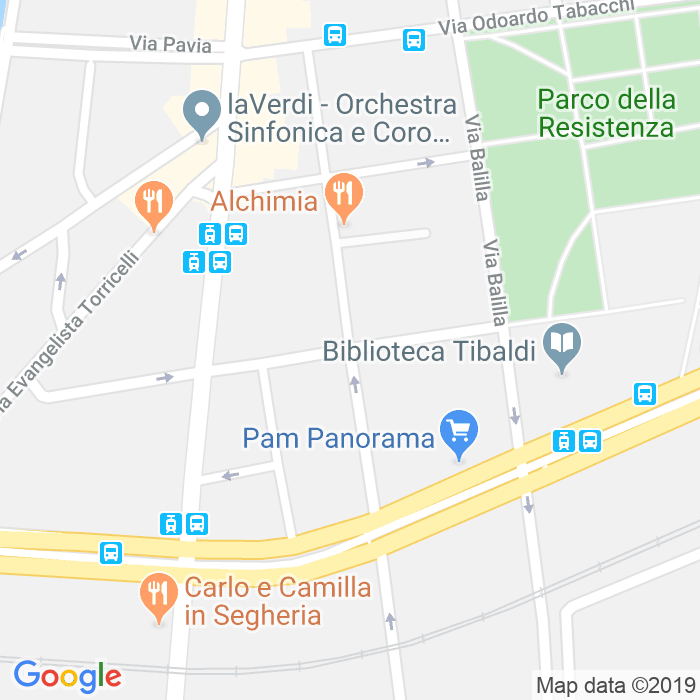CAP di Via Francesco Brioschi a Milano