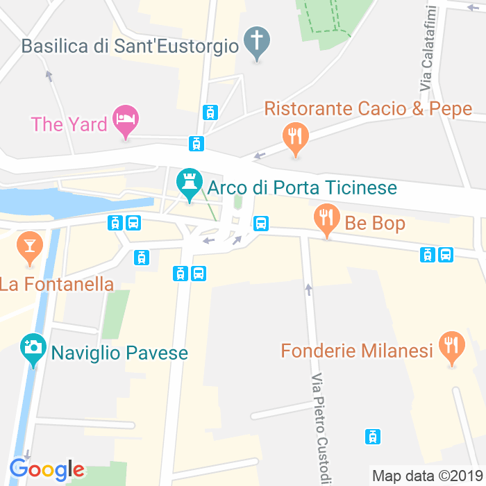CAP di Via Trincea Delle Frasche a Milano