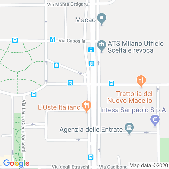 CAP di Via Calvairate a Milano