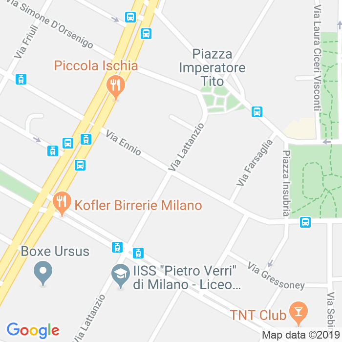 CAP di Via Ennio a Milano