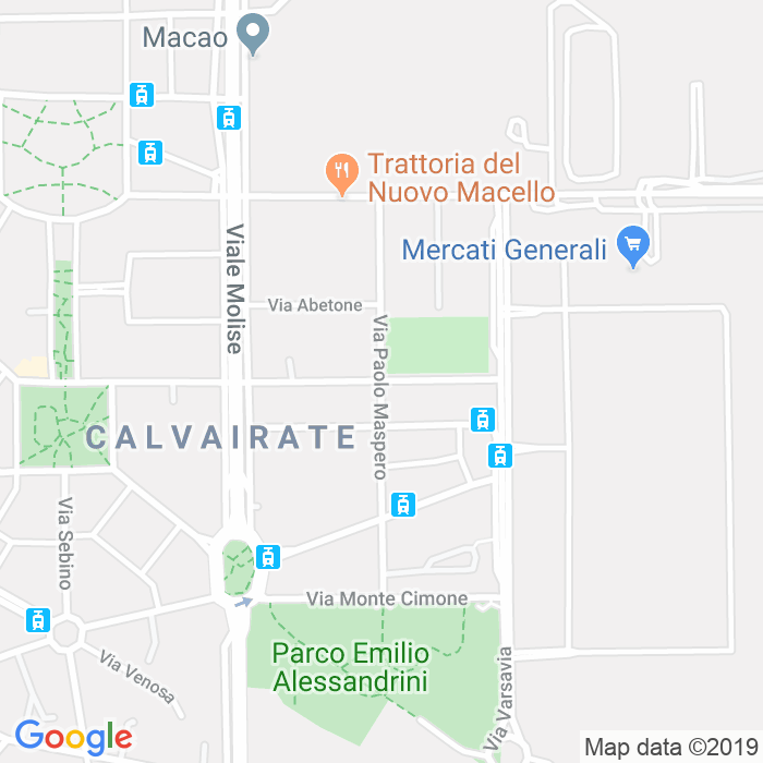 CAP di Via Paolo Maspero a Milano