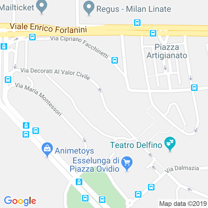CAP di Via Decorati Al Valor Civile a Milano