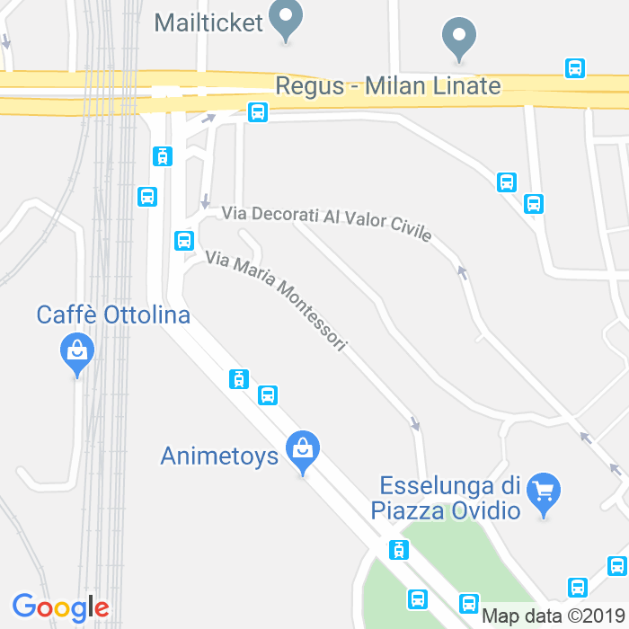 CAP di Via Maria Montessori a Milano