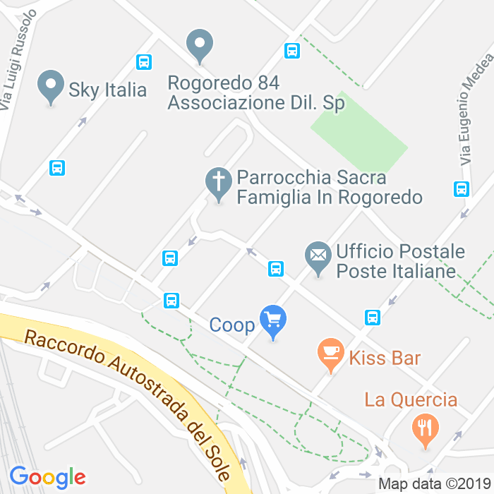 CAP di Via Monte Palombino a Milano