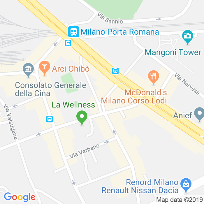 CAP di Piazza San Luigi a Milano