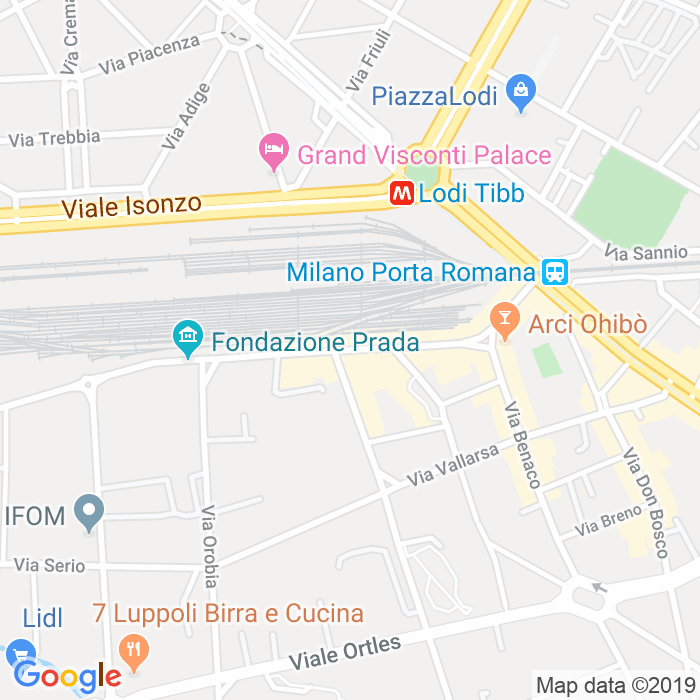 CAP di Via Brembo a Milano