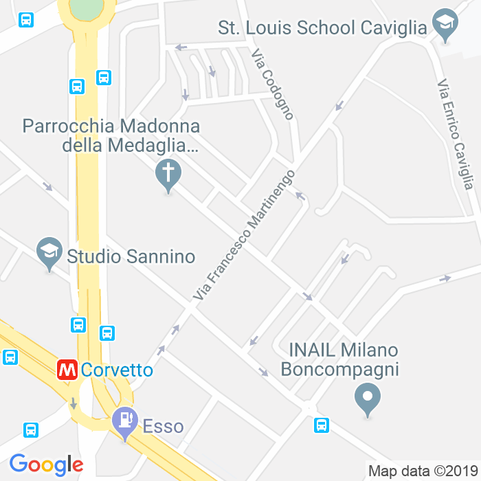 CAP di Via Fratelli Rosselli a Milano