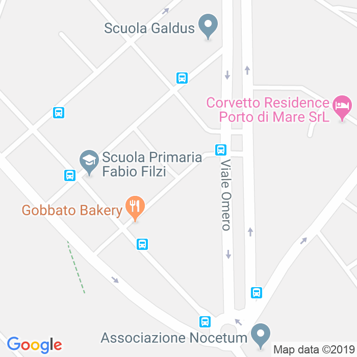 CAP di Via Nicolo'Barabino a Milano