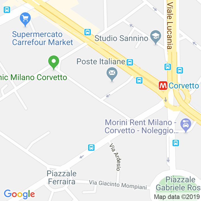 CAP di Via Sile a Milano