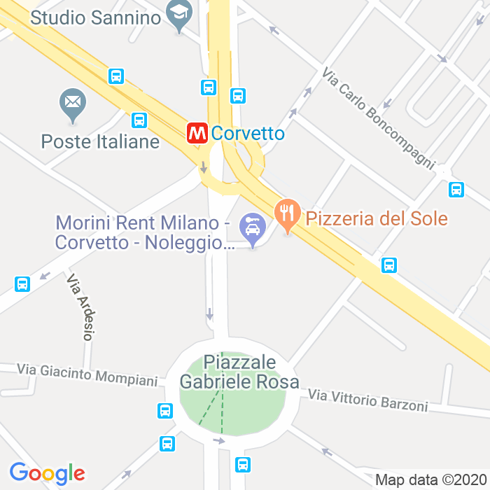 CAP di Viale Enrico Martini a Milano