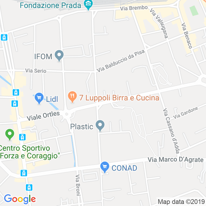 CAP di Viale Ortles a Milano