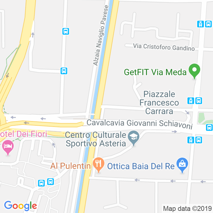 CAP di Piazza Francesco Carrara a Milano