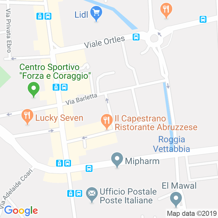 CAP di Via Foggia a Milano