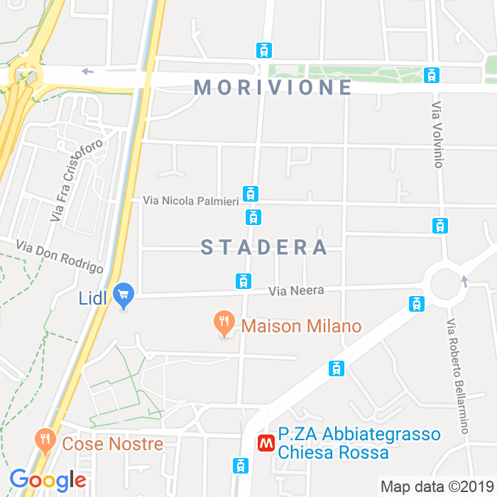 CAP di Via Ludovico Montegani a Milano