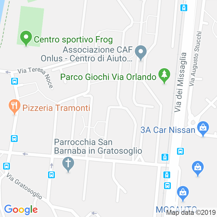 CAP di Via Arrigo Minerbi a Milano
