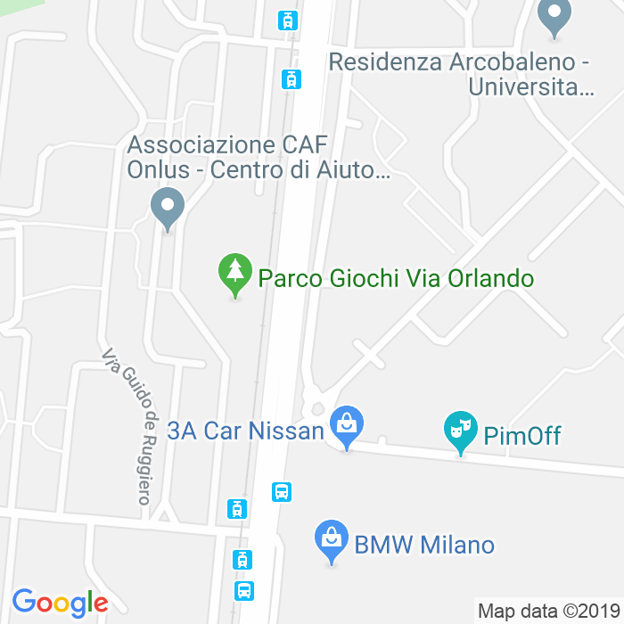 CAP di Via Augusto Stucchi a Milano
