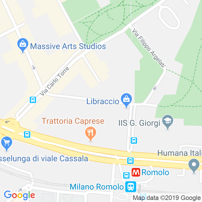 CAP di Via Dei Crollalanza a Milano