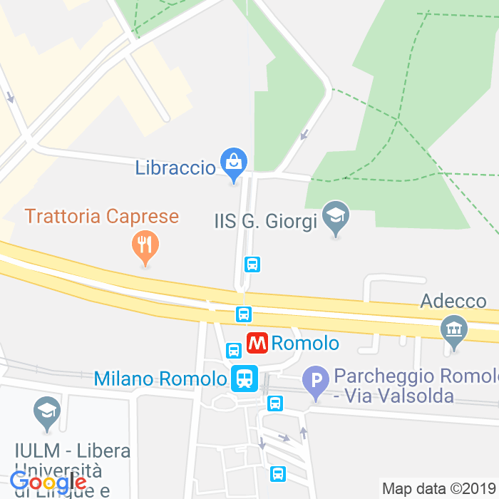 CAP di Viale Romolo a Milano