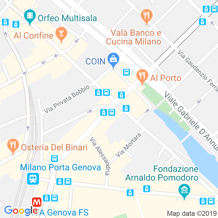 CAP di Corso Cristoforo Colombo a Milano