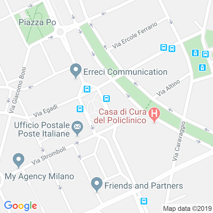CAP di Piazza Vesuvio a Milano