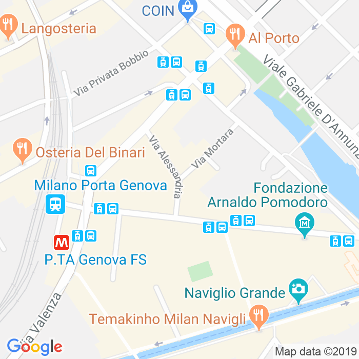 CAP di Via Alessandria a Milano