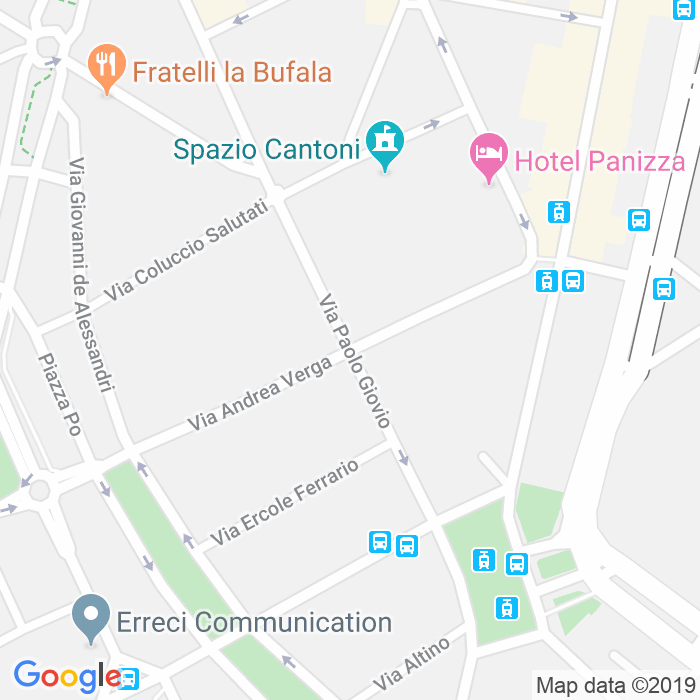 CAP di Via Andrea Verga a Milano