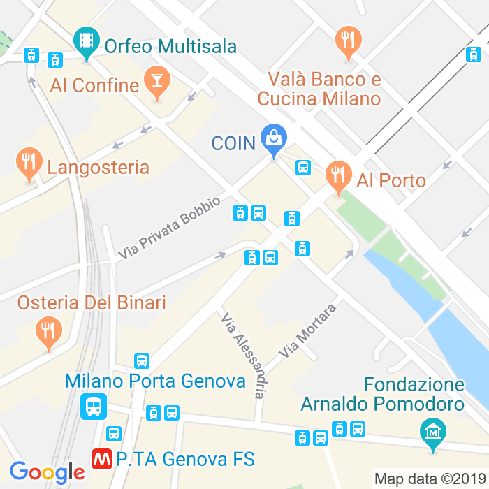 CAP di Via Barbavara a Milano