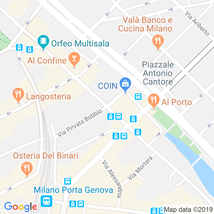 CAP di Via Bobbio a Milano