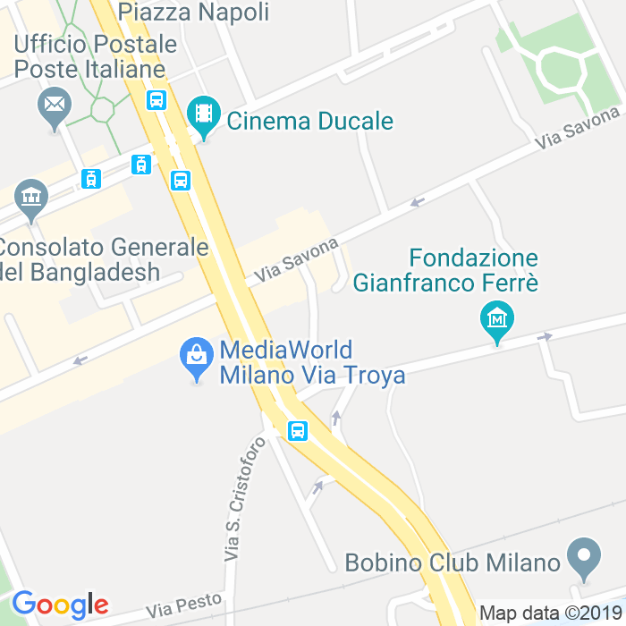 CAP di Via Delle Foppette a Milano