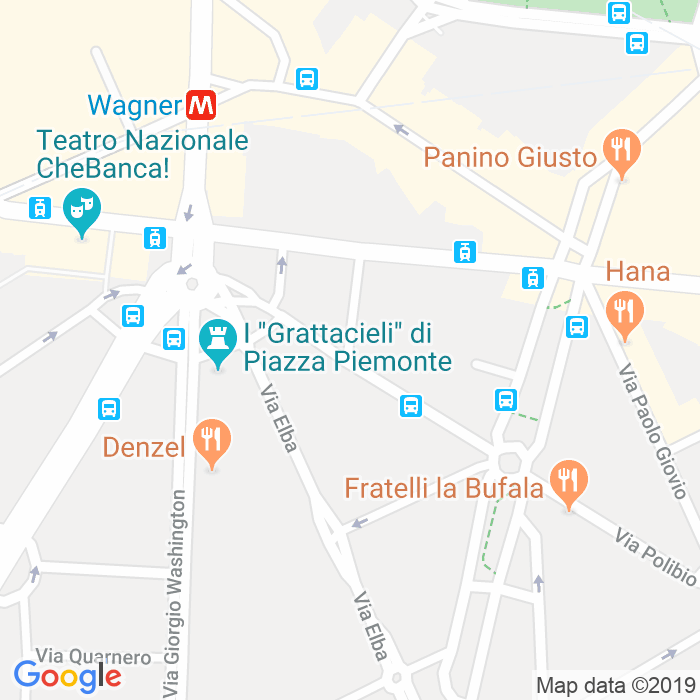 CAP di Via Giovanni De Castro a Milano