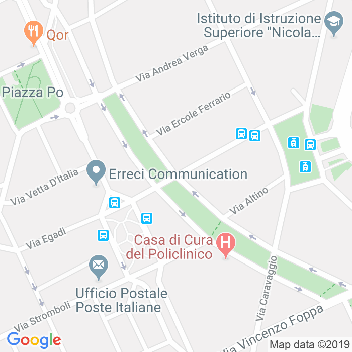 CAP di Via Lipari a Milano