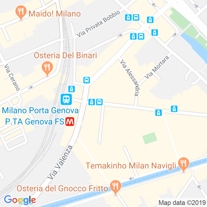 CAP di Via Sartirana a Milano